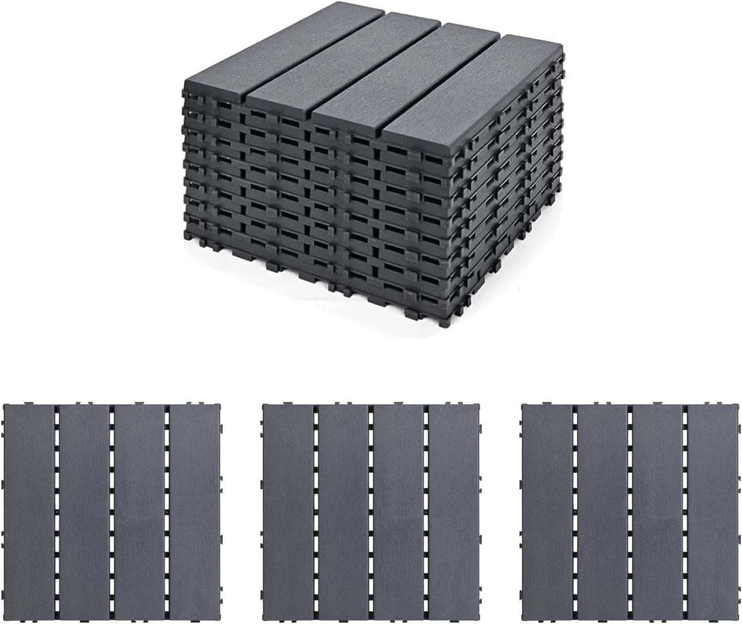 PLASTIČNE PODNE OBLOGE 30x30 cm-5 KOMADA