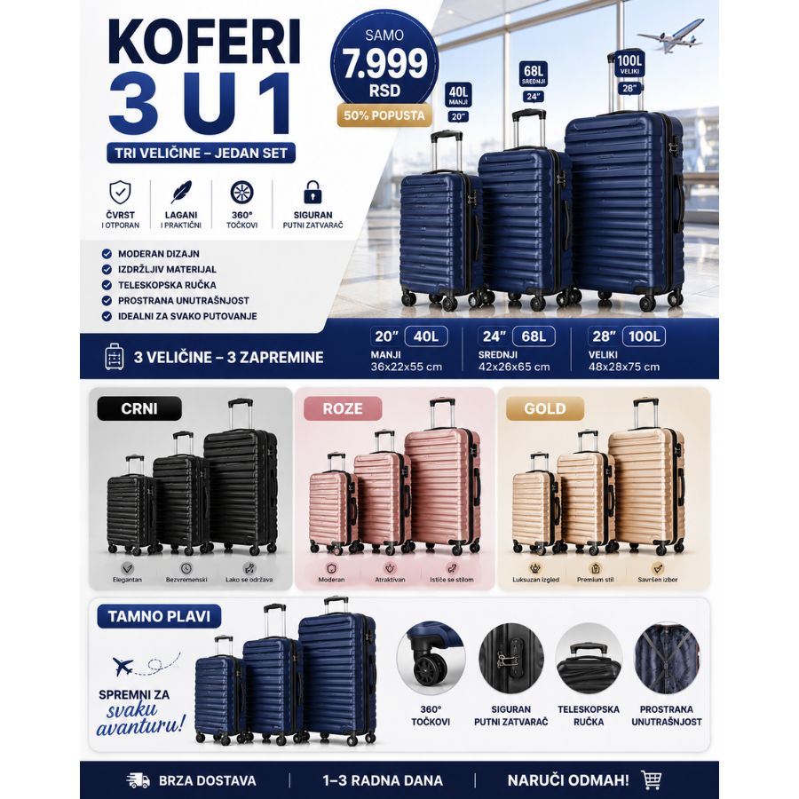 KOFERI 3 U 1