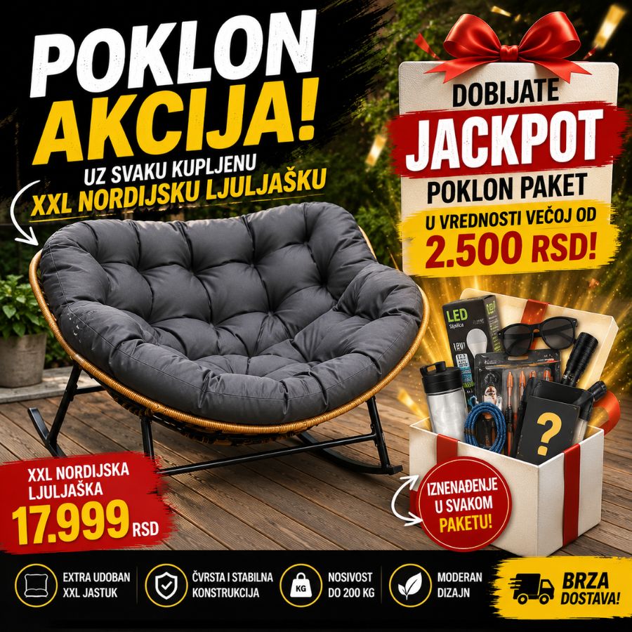 XXL NORDIJSKA LJULJAŠKA