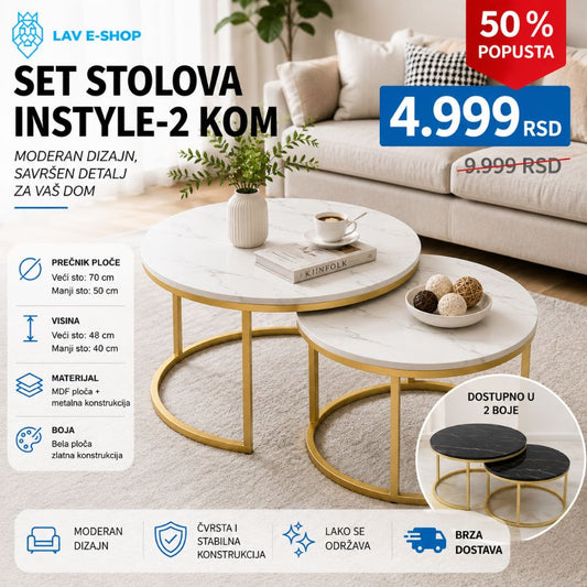 SET STOLOVA INSTYLE-2 KOM
