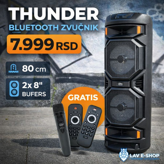 "THUNDER" BLUETOOTH ZVUČNIK