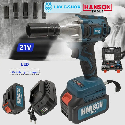 HANSON AKU UDARNI ODVIJAČ 21V + SET GEDORA