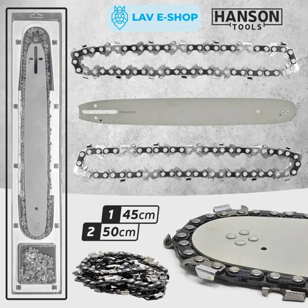 MAČ I LANAC ZA MOTORNU TESTERU-45 CM