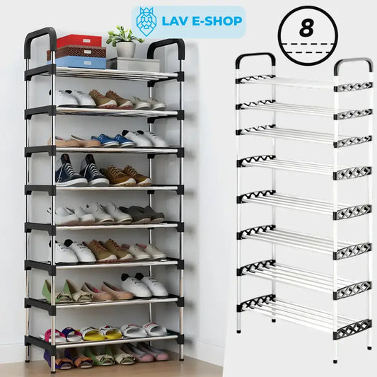 POLICA ZA OBUĆU SA 8 REDOVA-REGAL