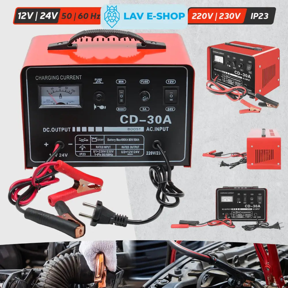 PUNJAČ AKUMULATORA- 30A Alat