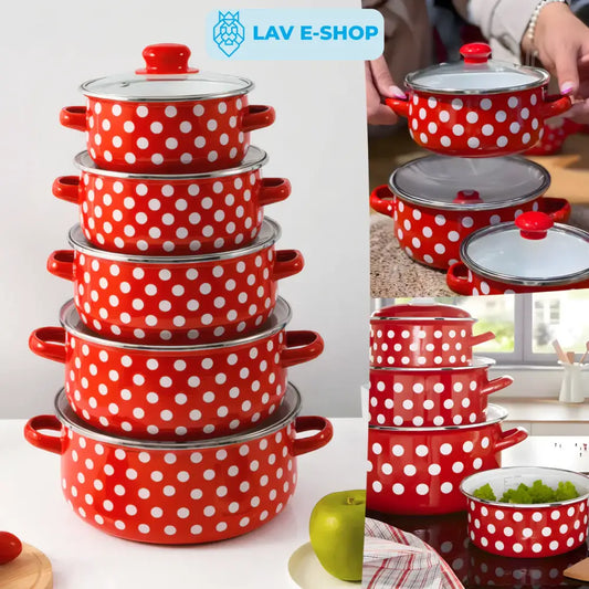 SET RETRO ŠERPI - 5 KOMADA sv