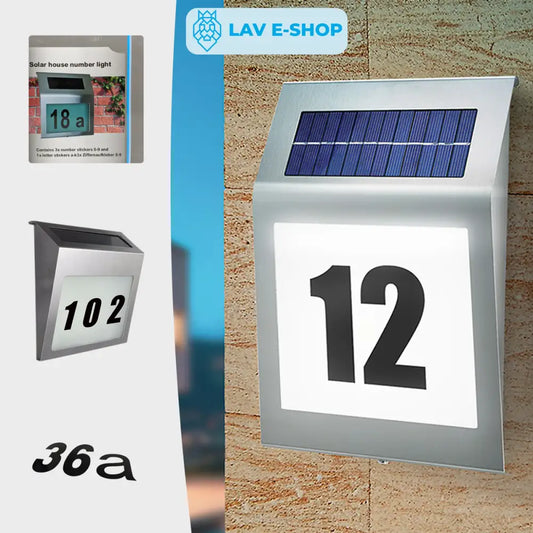 SOLARNA SVETILJKA SA KUĆNIM BROJEM Elektronika